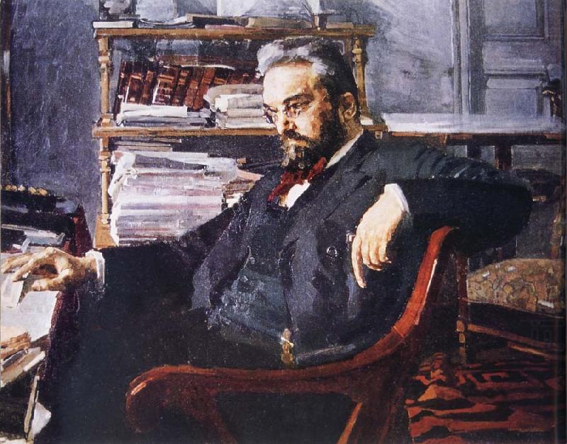 The Portrait of Alzheimer Chebyshev, Mikhail Vrubel